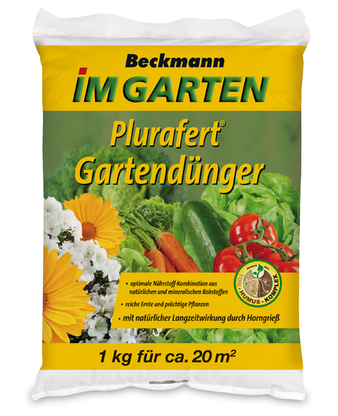 Beckmann Plurafert univerzális szerves-ásványi növénytáp kerti növényekhez